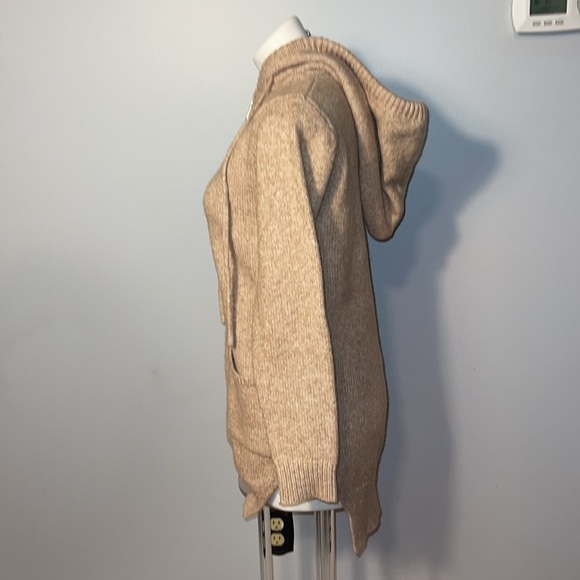 Pol ladies long zipper hooded cardigan. Small. - Picture 11 of 15